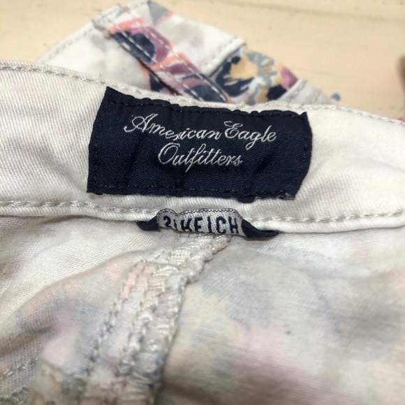 American Eagle Stretch Jeggings, florals, size 0 - Picture 2 of 6
